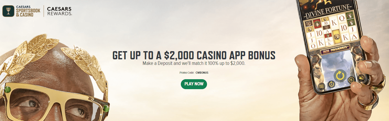 caesars casino michigan welcome bonus code