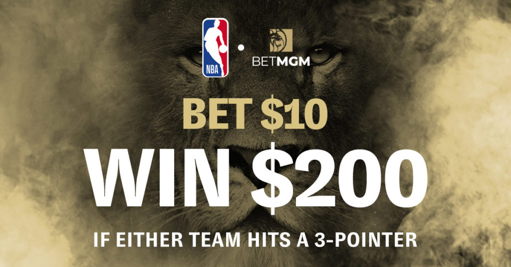 Bet $10 Win $200 BetMGM NBA